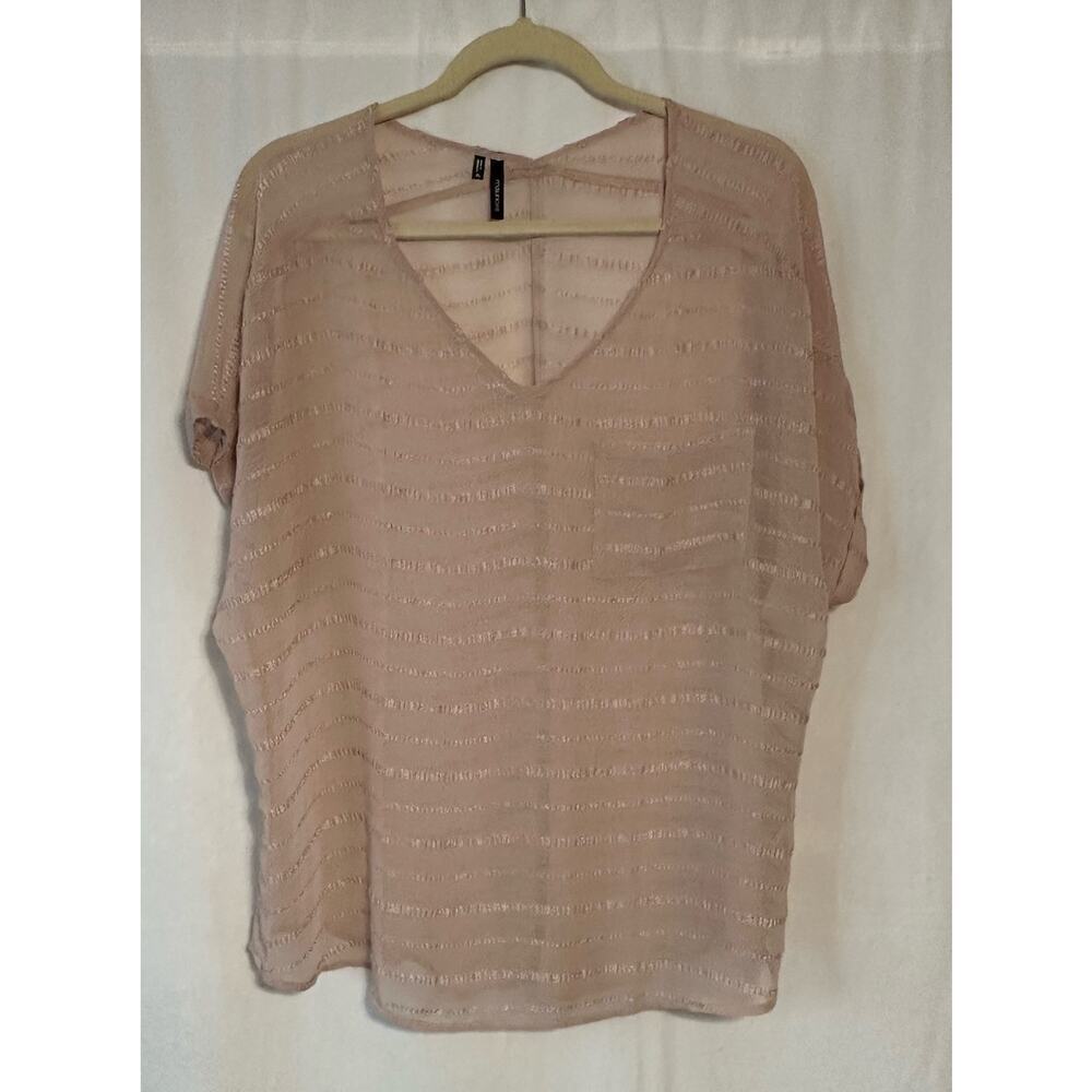 Maurice Woman’s Size XL Short Sleeve Blouse Top Shirt